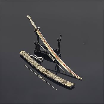 Amazon.co.jp: 【Sanjucos】 隕鉄の刀 ミニチュア 工芸品 武器